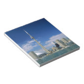 CN Tower and Skydome in Toronto, Ontario, Notizblock (angewinkelt)