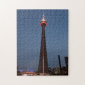 CN Tower at Night - Toronto, Kanada Puzzle (Vertikal)