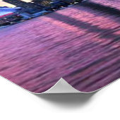 CN Tower : Aussicht von der Innenstadt Torontos Poster (Ecke)