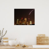 CN Tower in Toronto Blitzschlag Poster (Küche)