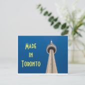 CN Tower in Toronto, Kanada, Postkarte (Stehend Vorderseite)