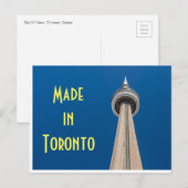 CN Tower in Toronto, Kanada, Postkarte (Vorne/Hinten)