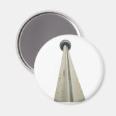 CN Tower Round Magnet (Vorderseite/Rückseite)
