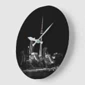 CN Tower Toronto Kanada 1 Große Wanduhr (Winkel)