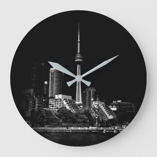 CN Tower Toronto Kanada 1 Große Wanduhr (Vorderseite)
