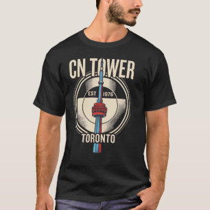 CN Tower Toronto Kanada Vintage Reiseplakat Retro T-Shirt