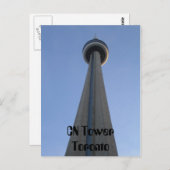 CN Tower Toronto Postkarte (Vorne/Hinten)