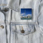 CN Tower und Skydome in Toronto, Ontario, Button (Beispiel)