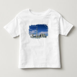 CN Tower und Skydome in Toronto, Ontario, Kleinkind T-shirt