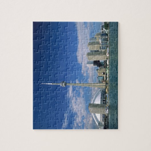CN Tower und Skydome in Toronto, Ontario, Puzzle (Vertikal)