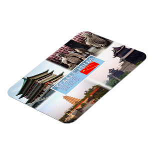CN Xi An - Bell Tower - Terracotta armee Shaanxi Magnet