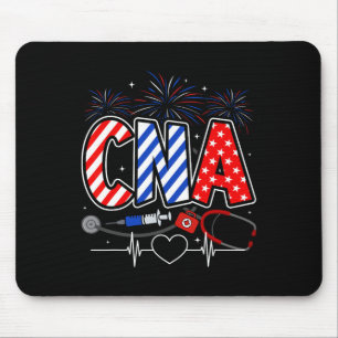 Cna 4. Juli Amerikanische Flagge Patriotischer Usa Mousepad