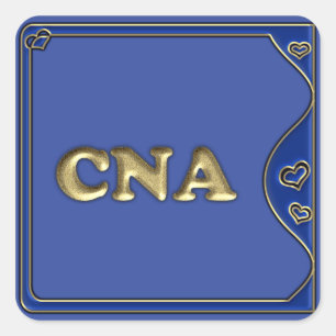 CNA-Aufkleber Quadratischer Aufkleber