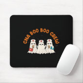 Cna Boo Crew Nurse Retro Funny Ghost Halloween Mousepad (Mit Mouse)