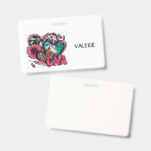 CNA Certified Nurse Aid Name Badge Ausweis (Vorder- & Rückseite)