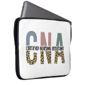 CNA Certified Nursing Assistant Cheetah Print Laptopschutzhülle (Vorne Rechts)