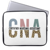 CNA Certified Nursing Assistant Cheetah Print Laptopschutzhülle (Vorderseite)
