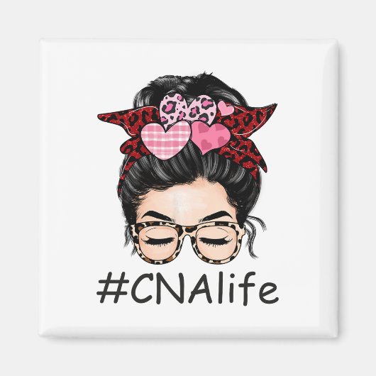 Cna Certified Nursing Istant Valentine Day Niedlic Magnet (Vorne)