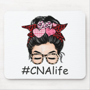 Cna Certified Nursing Istant Valentine Day Niedlic Mousepad