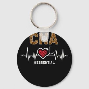 CNA #Essential Stethoscope Heartbeat Hospital Schlüsselanhänger