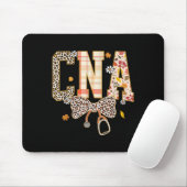 Cna Fall Kariert Leopard Bow Stethoscope Mousepad (Mit Mouse)