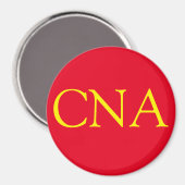 CNA-Gelb Magnet (Vorderseite/Rückseite)