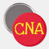 CNA-Gelb Magnet (Vorderseite/Rückseite)