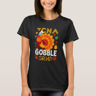 Cna Gobble Squad Maske Truthahn Cna Krankenschwest T-Shirt