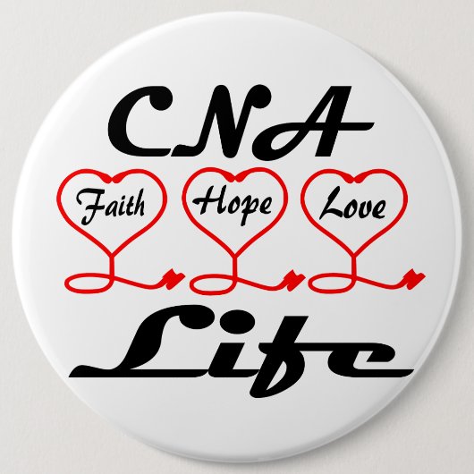 CNA Hope Liebe Faith Button (Vorderseite)