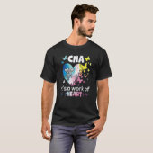 CNA It s A Work of Heart Nurse Nursing Assistant B T-Shirt (Vorne ganz)