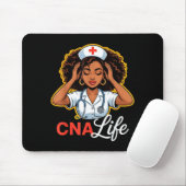 Cna Krankenpfleger Leben Schwarzer Geschichtsmonat Mousepad (Mit Mouse)