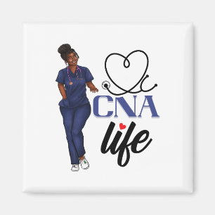 Cna Krankenschwester Black History Month Afroameri Magnet