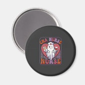 Cna-Krankenschwester Halloween-Geist Stethoskop Bl Magnet (Vorderseite/Rückseite)