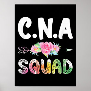CNA-Krankenschwester-Squad-zertifizierter Krankenp Poster
