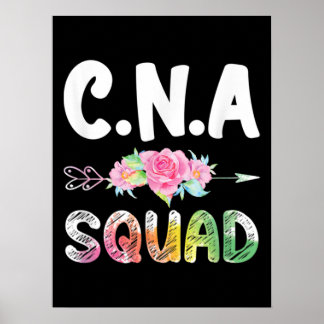 CNA-Krankenschwester-Squad-zertifizierter Krankenp Poster