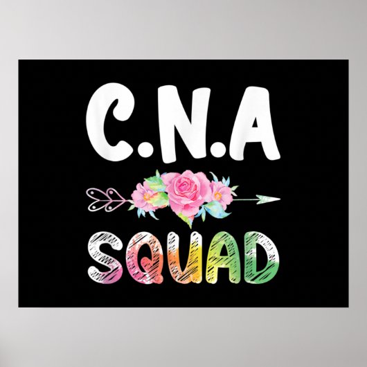 CNA-Krankenschwester-Squad-zertifizierter Krankenp Poster (Vorne)