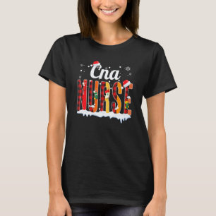 Cna Krankenschwester Weihnachten Rot Kariert Rn Kr T-Shirt