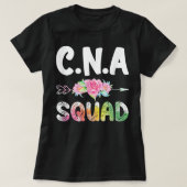 CNA Krankenwagen Squad zertifizierter Krankenpfleg T-Shirt (Design vorne)