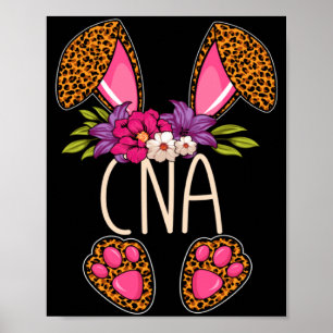 Cna Leopard Bunny Frohe Ostersonntag Osterei Oster Poster