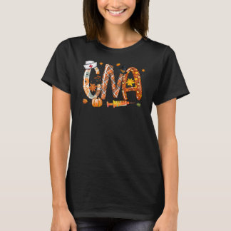 CNA Leopard Leopard Kariert Pilgrim Hat Fall Thank T-Shirt