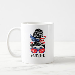 CNA Life Messy Bun CnaLife - Geschenk für Krankens Kaffeetasse