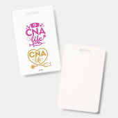 CNA Life Namensschild Ausweis (Vorder- & Rückseite)