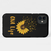 CNA Life Sonnenblume Proud CNA Niedliche Krankensc Case-Mate iPhone Hülle (Rückseite (Horizontal))