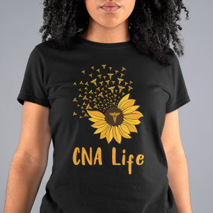 CNA Life Sonnenblume Stolz CNA Süße Pflegekraft T-Shirt
