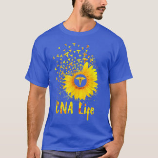 CNA Life Sunflower Niedlich Nurse T-Shirt