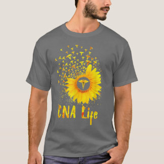 CNA Life Sunflower Niedlich Nurse T-Shirt