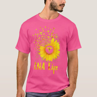 CNA Life Sunflower Niedlich Nurse T-Shirt