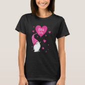 Cna Life Valentine Gnome Nurse Valentines Day T-Shirt (Vorderseite)