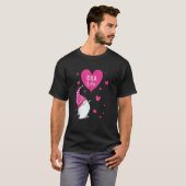 Cna Life Valentine Gnome Nurse Valentines Day T-Shirt (Vorne ganz)