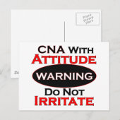 CNA mit Höflichkeit Postkarte (Vorne/Hinten)